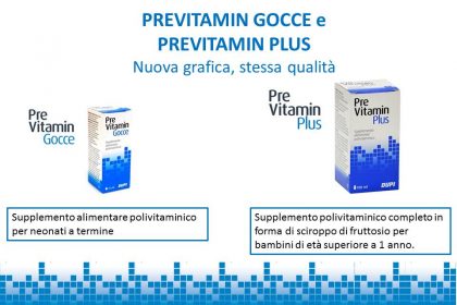 Nuove grafiche Previtamin gocce e plus